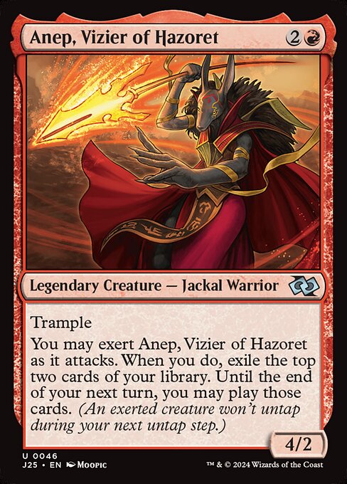J25: Anep, Vizier of Hazoret (Anime) (Foil)