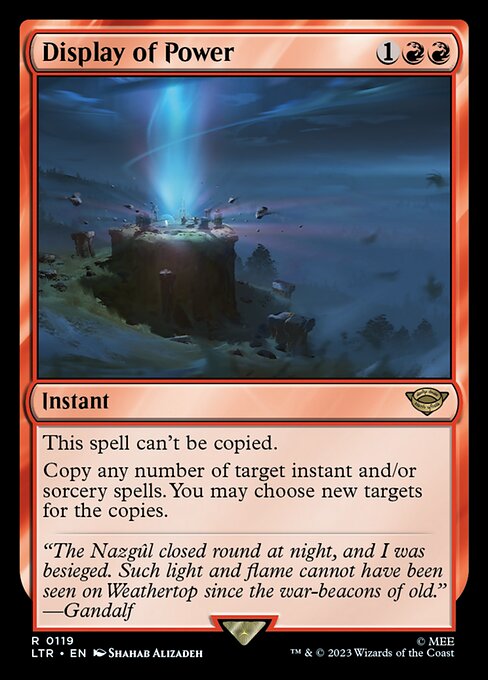 LTR: Display of Power