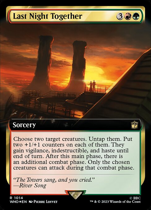 WHO: Last Night Together (Extended Art) (Surge Foil)