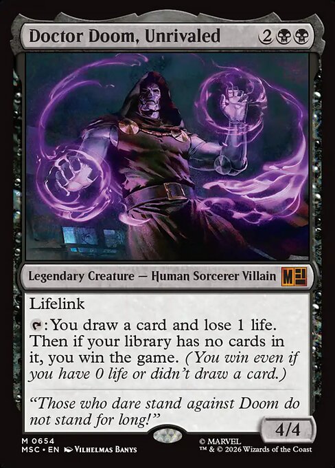 MSC: Doctor Doom, Unrivaled (Foil)