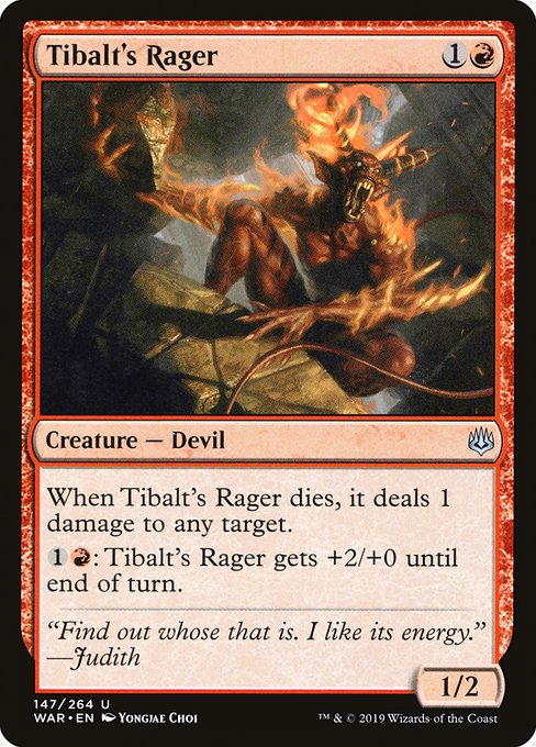 WAR: Tibalt's Rager