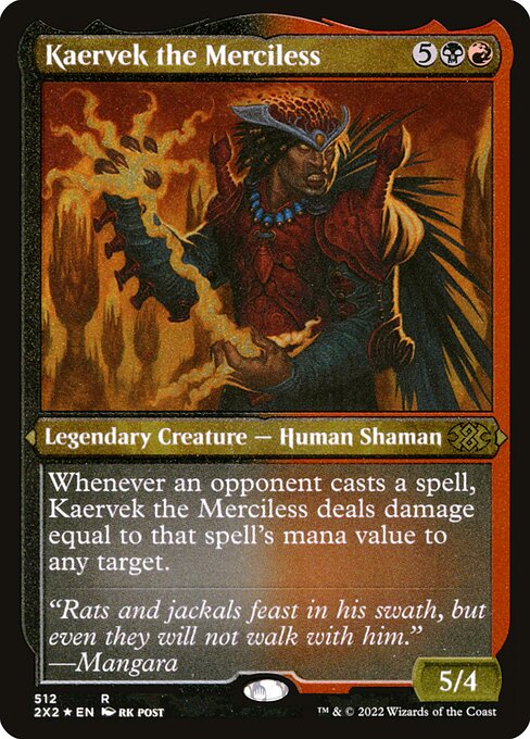 2X2: Kaervek the Merciless (Foil Etched)