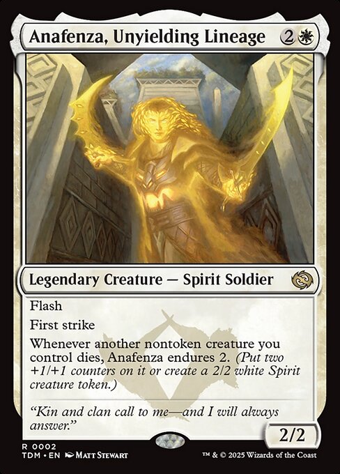 TDM: Anafenza, Unyielding Lineage