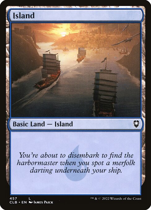 CLB: Island (457) (Foil)