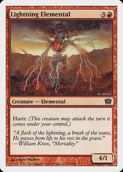 9ED: Lightning Elemental