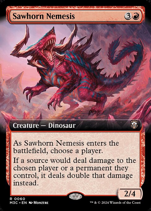 M3C: Sawhorn Nemesis (Extended Art) (Foil)