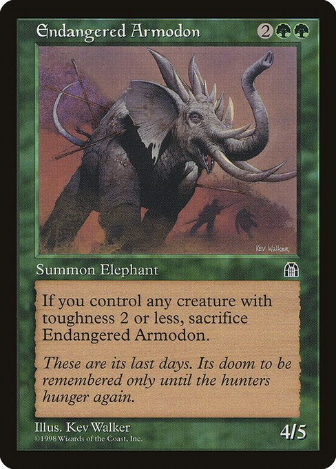 STH: Endangered Armodon