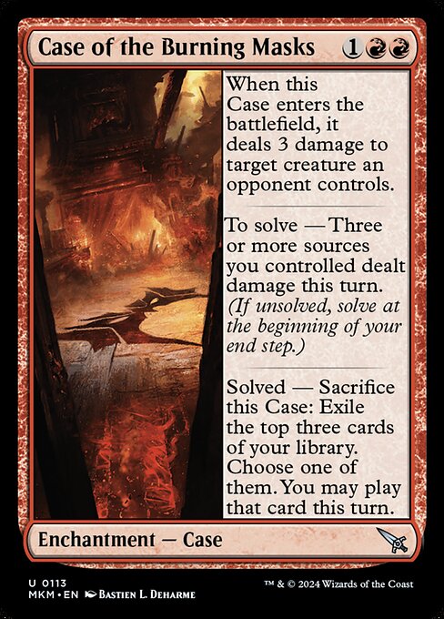 MKM: Case of the Burning Masks (Foil)