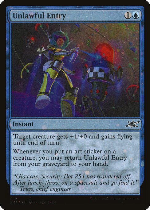 UNF: Unlawful Entry (Galaxy Foil)