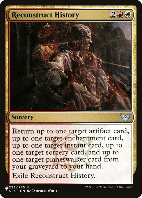PLST: Reconstruct History
