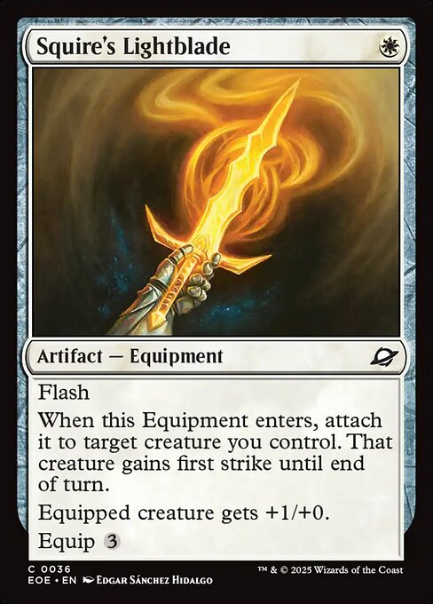 EOE: Squire's Lightblade (Foil)