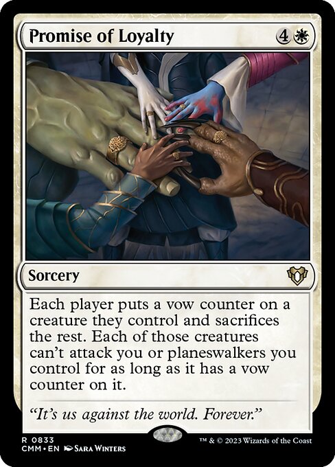 CMM: Promise of Loyalty