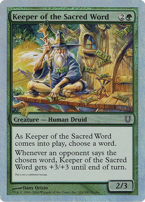 UNH: Keeper of the Sacred Word (Foil)