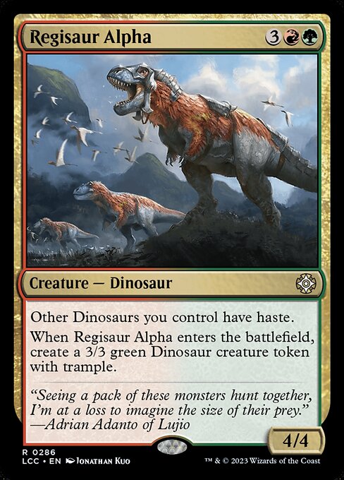 LCC: Regisaur Alpha