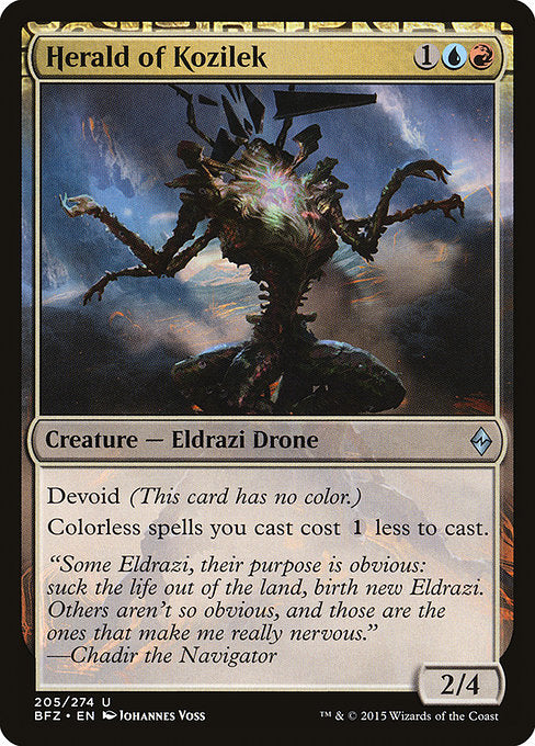BFZ: Herald of Kozilek (Foil)