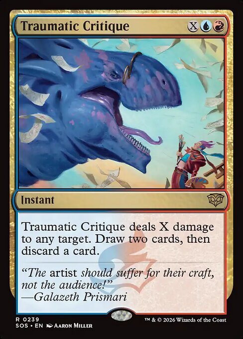 SOS: Traumatic Critique