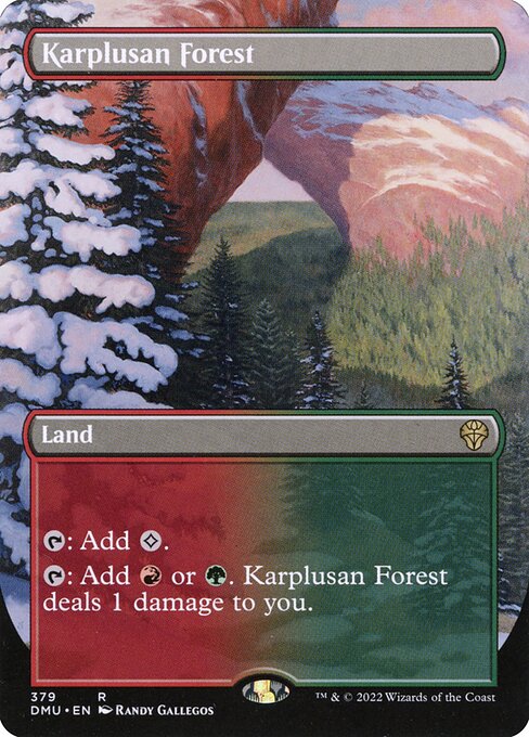DMU: Karplusan Forest (Borderless) (Foil)