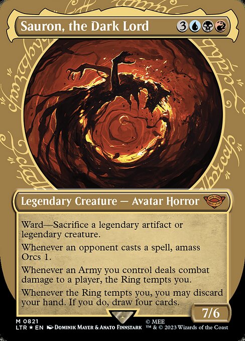 LTR: Sauron, the Dark Lord (Showcase) (Surge Foil)