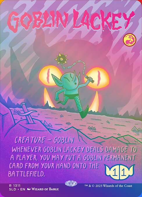 SLD: Goblin Lackey (1311) (Rainbow Foil)