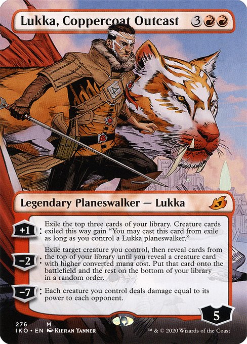 IKO: Lukka, Coppercoat Outcast (Borderless) (Foil)