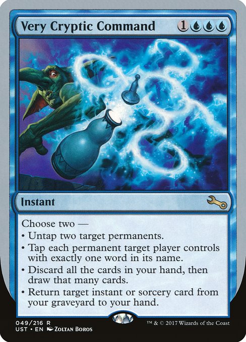 UST: Very Cryptic Command (B)
