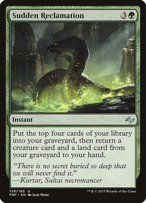 FRF: Sudden Reclamation