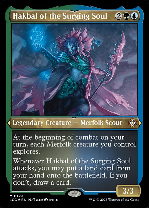 LCC: Hakbal of the Surging Soul (Display Commander) - Thick Stock