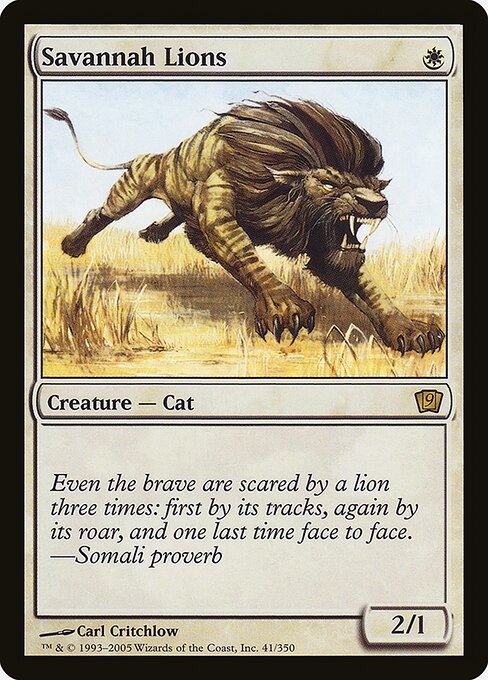 9ED: Savannah Lions (Foil)