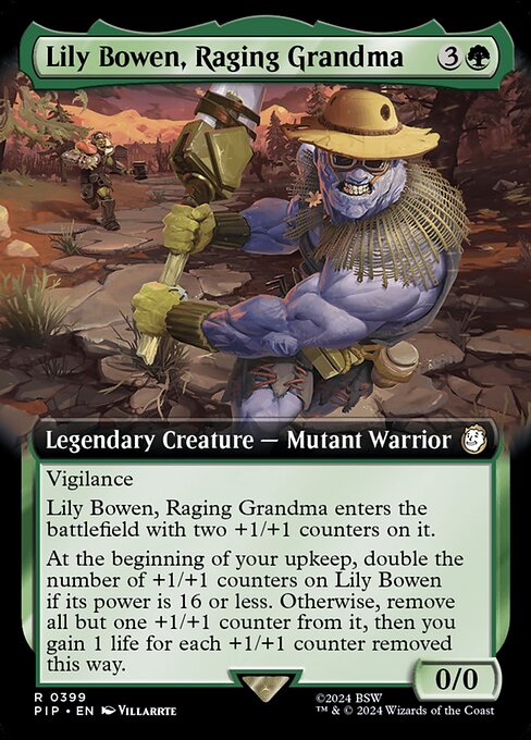 PIP: Lily Bowen, Raging Grandma (Extended Art) (Foil)