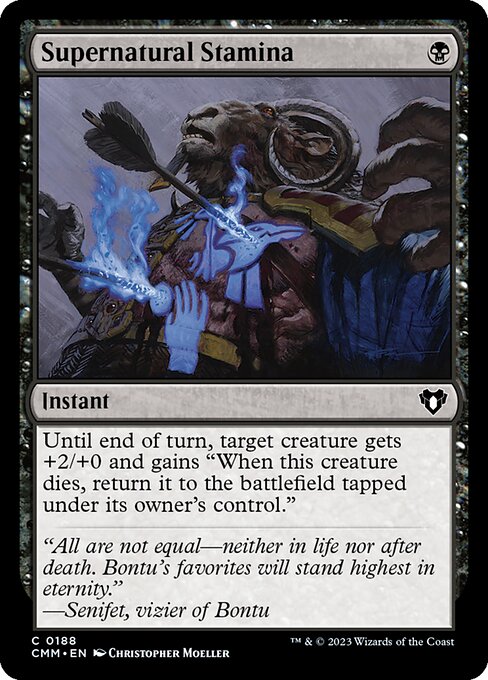 CMM: Supernatural Stamina