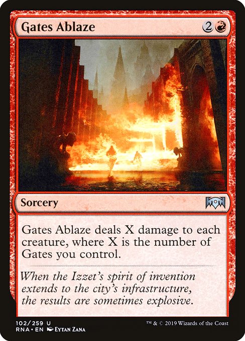 RNA: Gates Ablaze (Foil)