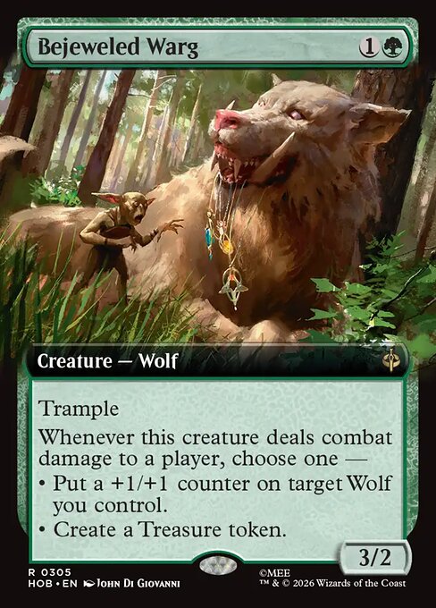 HOB: Bejeweled Warg (Extended Art)
