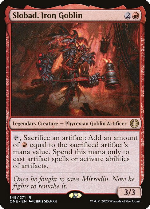 ONE: Slobad, Iron Goblin (Foil)