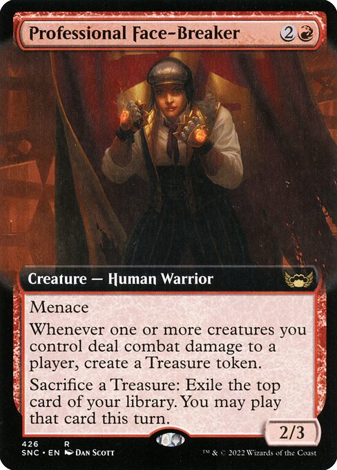 SNC: Professional Face-Breaker (Extended Art) (Foil)