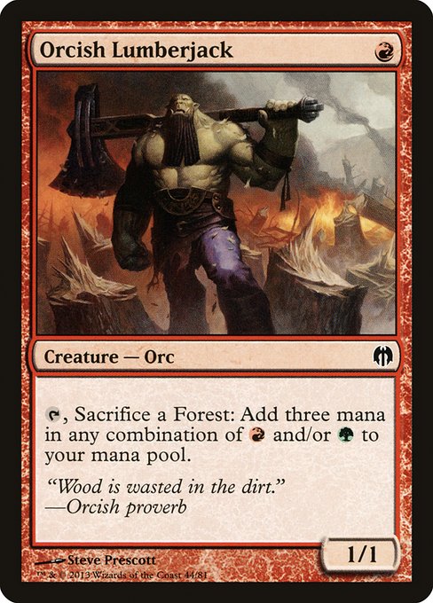 DDL: Orcish Lumberjack