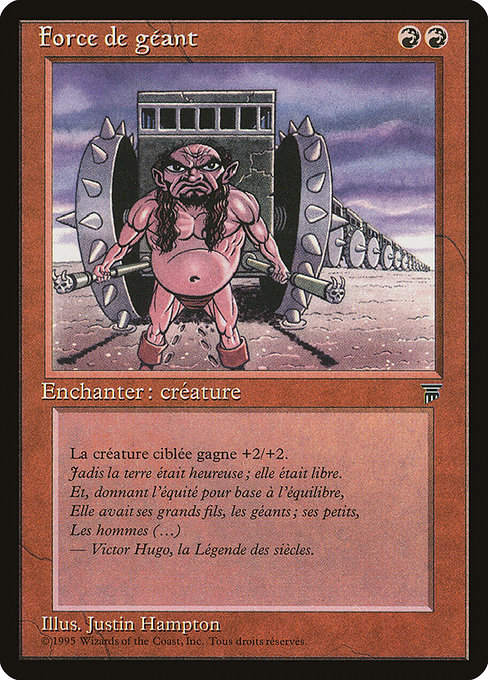 REN: Giant Strength (French) - "Force de geant"