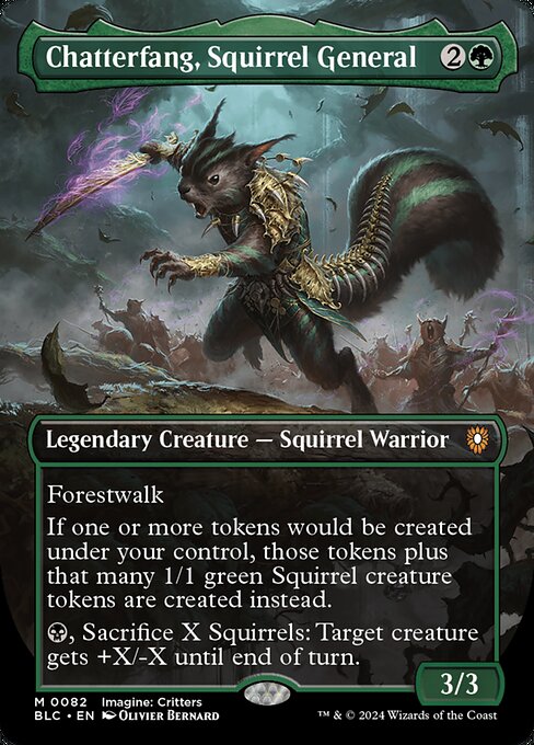 BLC: Chatterfang, Squirrel General (Borderless) (Foil)