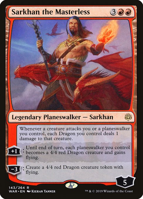 WAR: Sarkhan the Masterless (Foil)