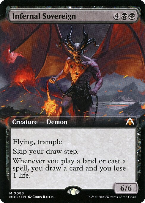 MOC: Infernal Sovereign (Extended Art) (Foil)