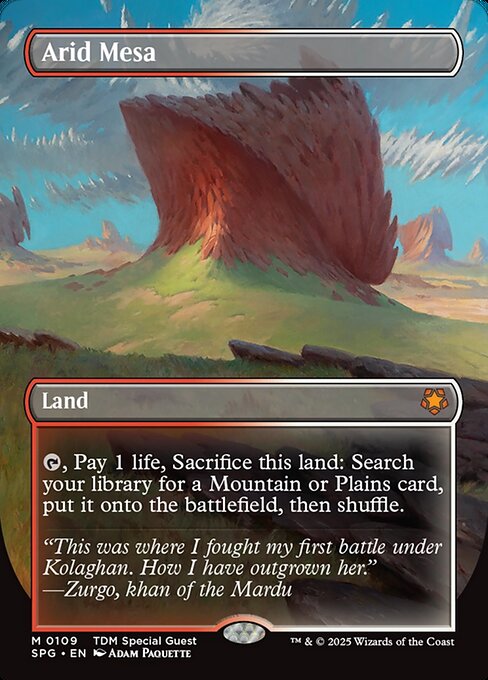 SPG: Arid Mesa (Borderless) (Foil)