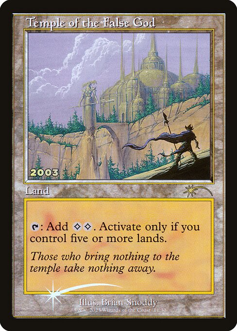 P30A: Temple of the False God (Foil)