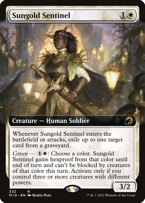 MID: Sungold Sentinel (Extended Art) (Foil)