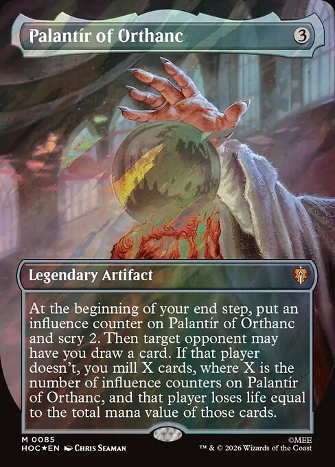 HOC: Palantir of Orthanc (Borderless) (Surge Foil)
