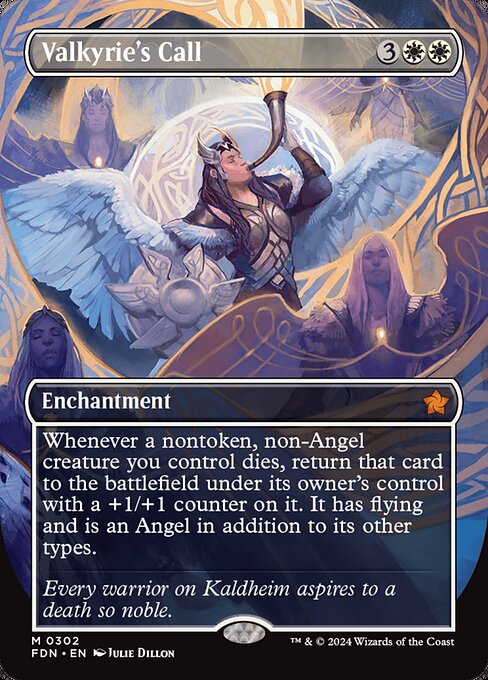 FDN: Valkyrie's Call (Borderless) (Foil)
