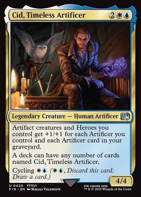 FIN: Cid, Timeless Artificer (0420) (Foil)
