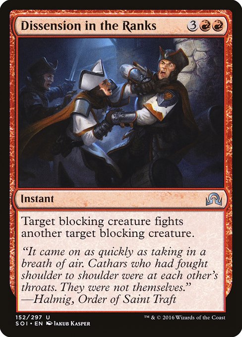 SOI: Dissension in the Ranks