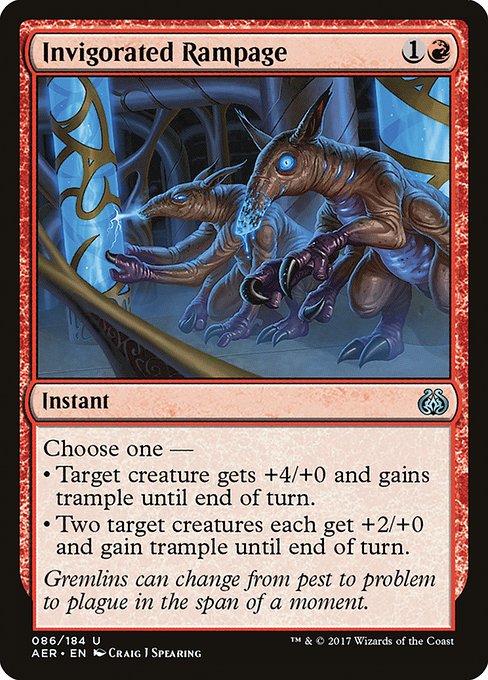 AER: Invigorated Rampage (Foil)