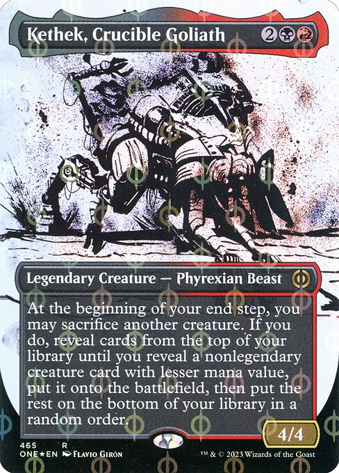 ONE: Kethek, Crucible Goliath (Showcase) (Step-and-Compleat Foil)