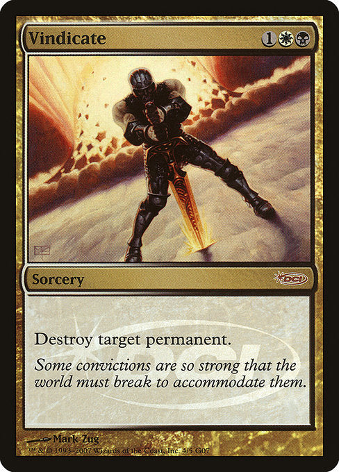 G07: Vindicate (2007) (Foil)