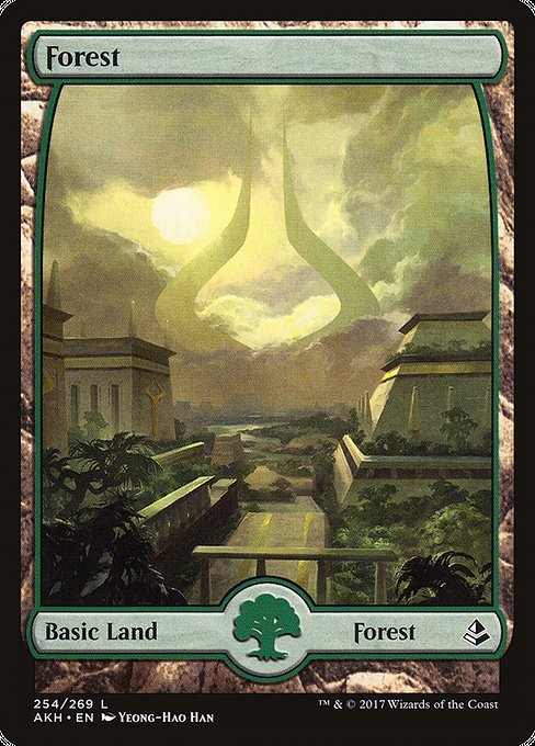 AKH: Forest (254) - Full Art (Foil)